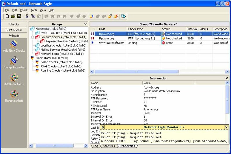 Network Eagle Monitor Screenshot